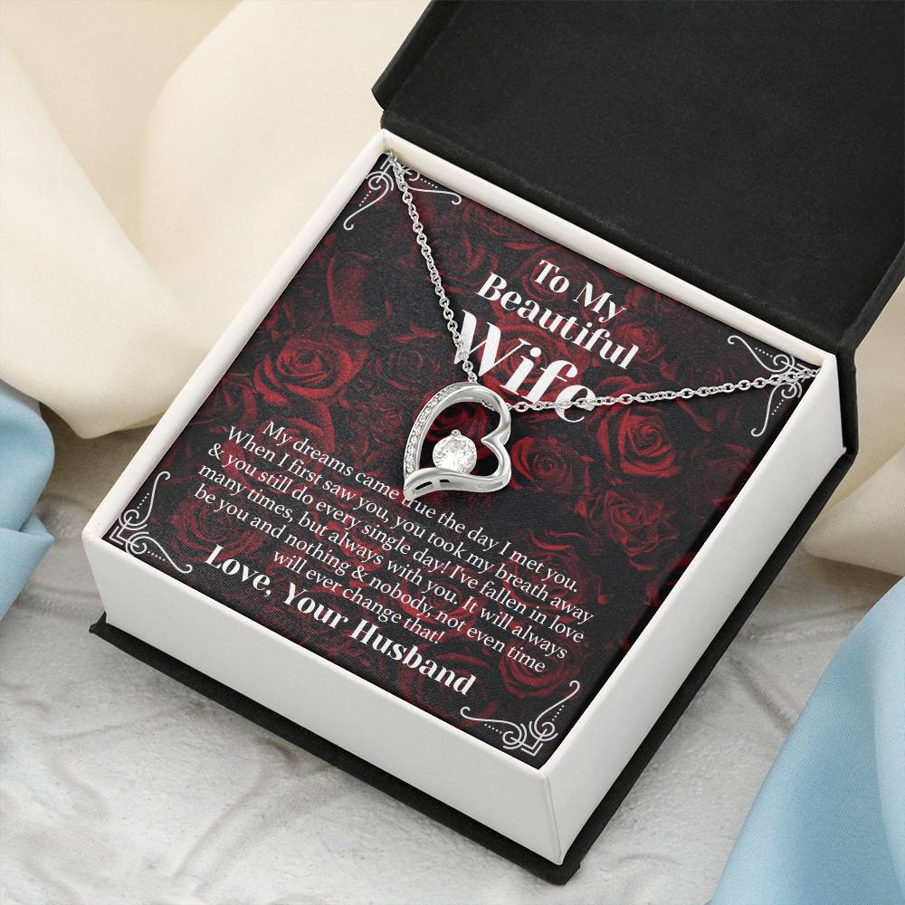 Wife Dream Come True Forever Love Necklace Forever Love Necklace
