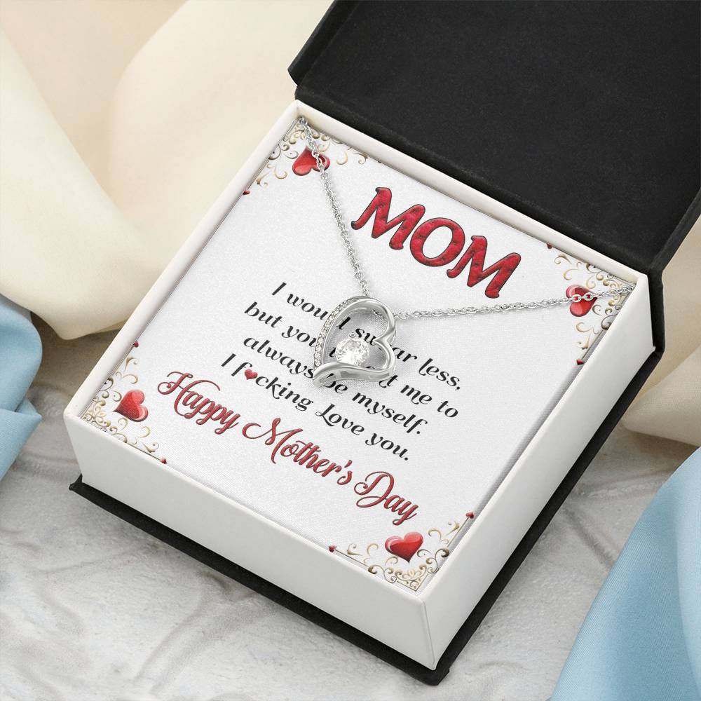 Mom I Love You Forever Love Necklace