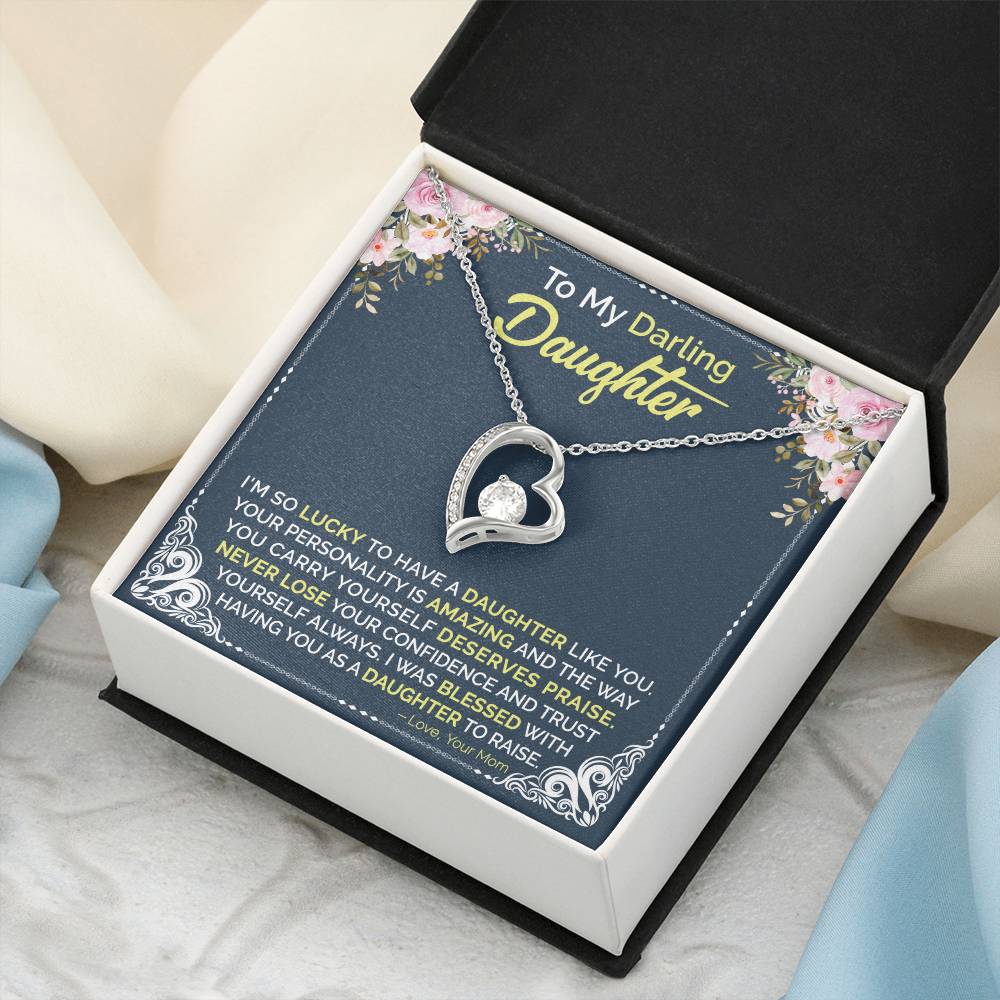 Mom To Daughter Forever Love Necklace