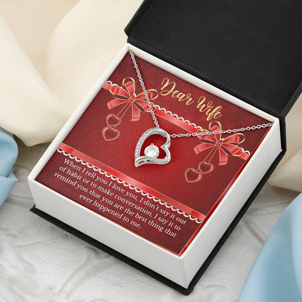 Anniversary Gift For Soulmate Forever Love Necklace