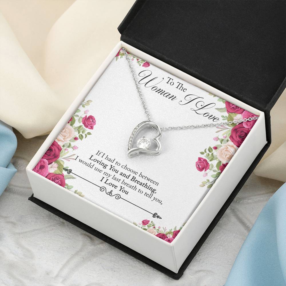 To The Woman I Love Forever Love™ Necklace Forever Love Necklace