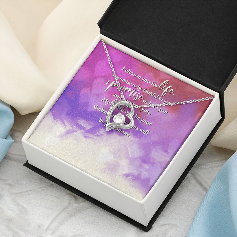 I Choose You For Life - Forever Love Necklace Forever Love Necklace