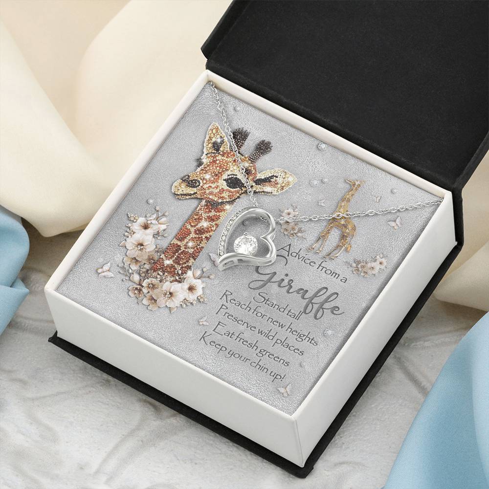 Mother Daughter Giraffe Necklace Daughter Gift From Mom To My Daughter Daughters Birthday Forever Love Necklace