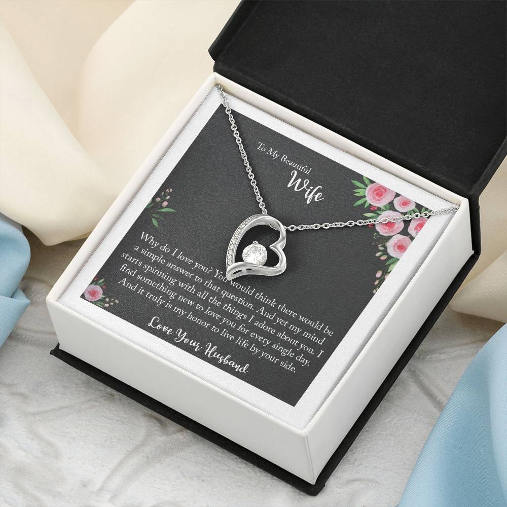 Husband&#39;s Love Necklace 3 Forever Love Necklace