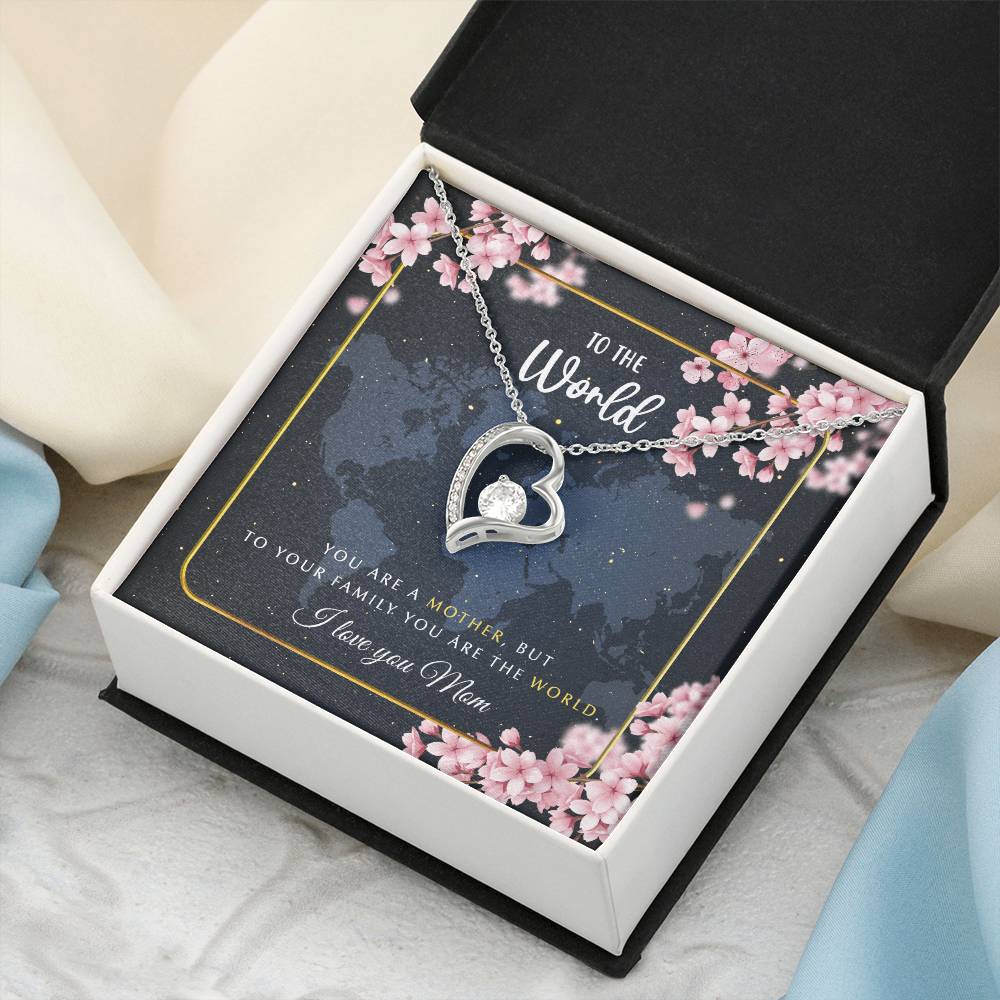 To The World  Necklace Forever Love Necklace