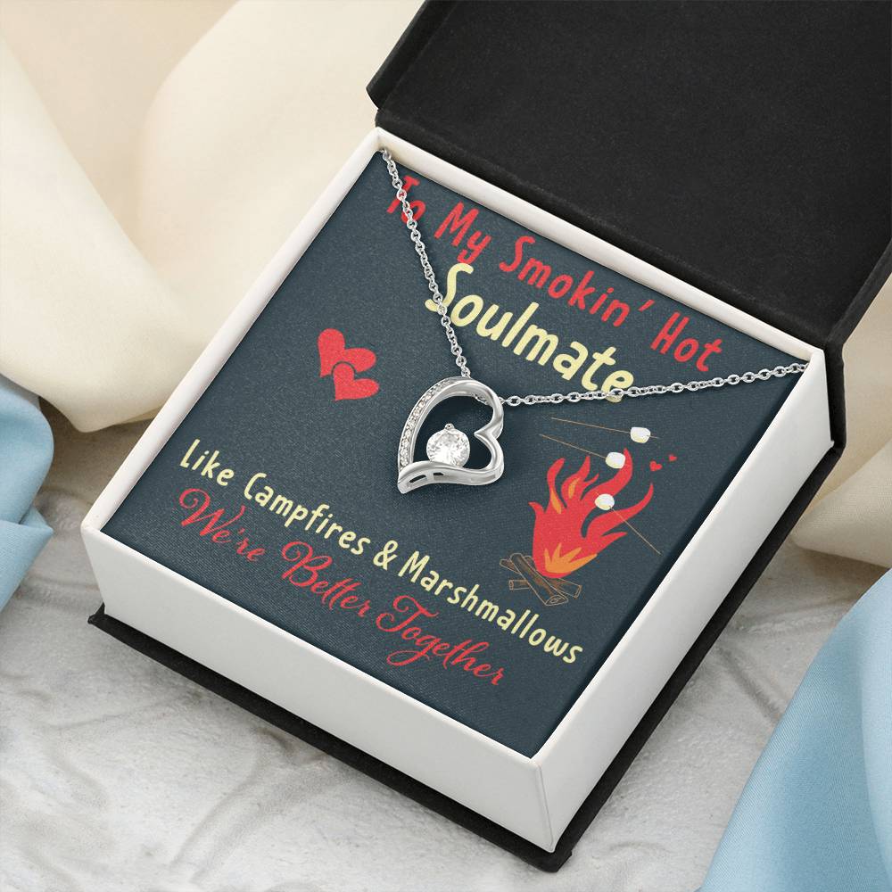 To My Soulmate Forever Love Necklace