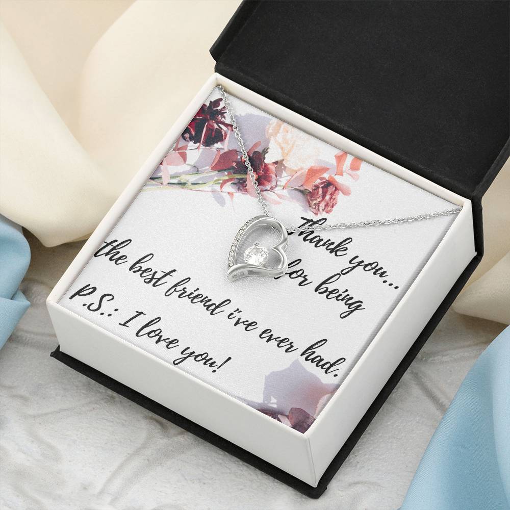 Heart Necklace I Love You Beautiful Customize Jewelry For Your Wife Girlfriend Bff Future Wife Forever Love Necklace