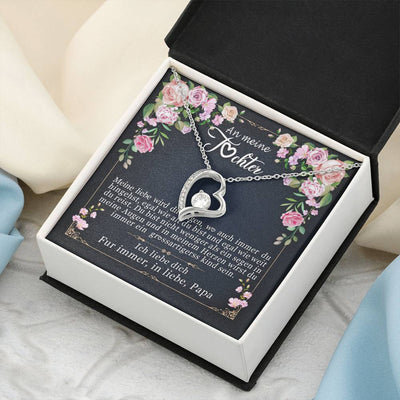 Geschenke Papa Für Tochter Herz Herzkette Forever Love Necklace