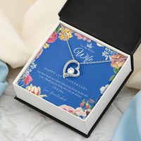 1 Year Anniversary Gift For Wife  1 Year Anniversary Gifts  1 Year Wedding Anniversary Gift Ideas  1St Wedding Anniversary Gift For Her Forever Love Necklace