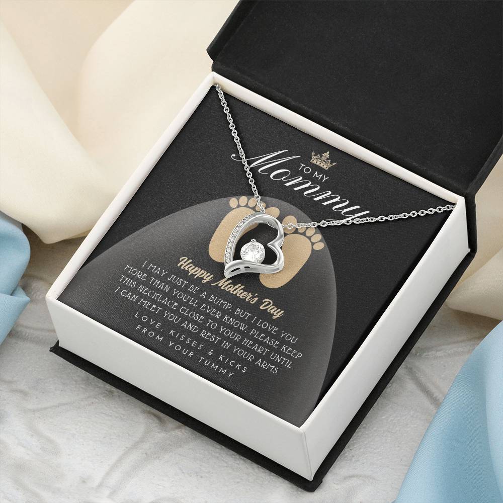 Mothers Day Gift For New Mom Pregnant Wife Gift Gift For Pregnant Wife Jewelry For Pregnant Wife Expecting Wife Mothers Day Forever Love Necklace