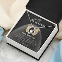 Mothers Day Gift For New Mom Pregnant Wife Gift Gift For Pregnant Wife Jewelry For Pregnant Wife Expecting Wife Mothers Day Forever Love Necklace