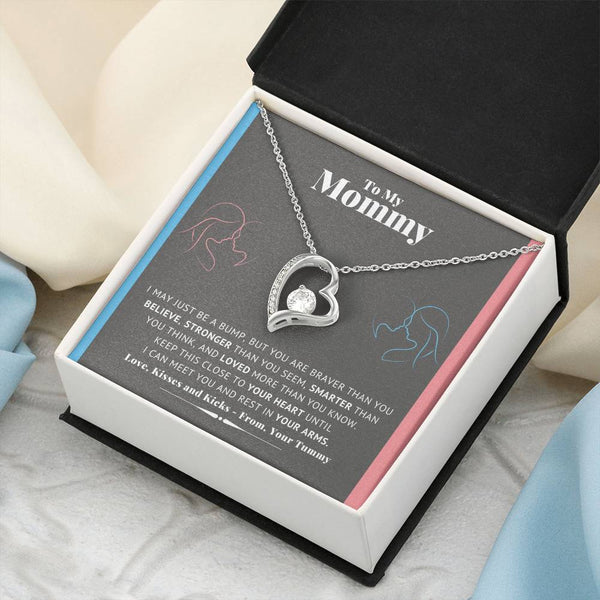 Mommy Necklace New Mom Mother's Day Gift First Time Mom Gift New Mom Gift Jewelry Gift For New Mom Necklace Forever Love Necklace