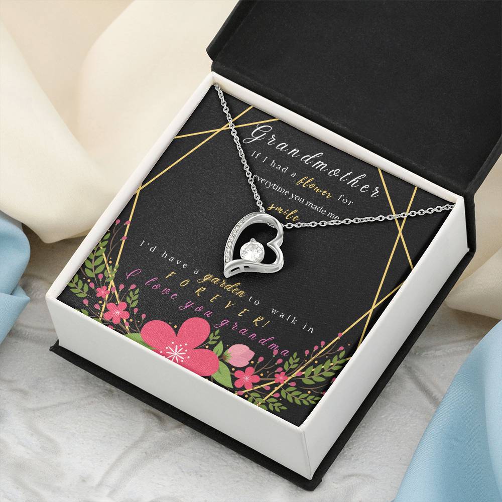 Garden Of Love To My Grandma Forever Love Necklace 1 Forever Love Necklace