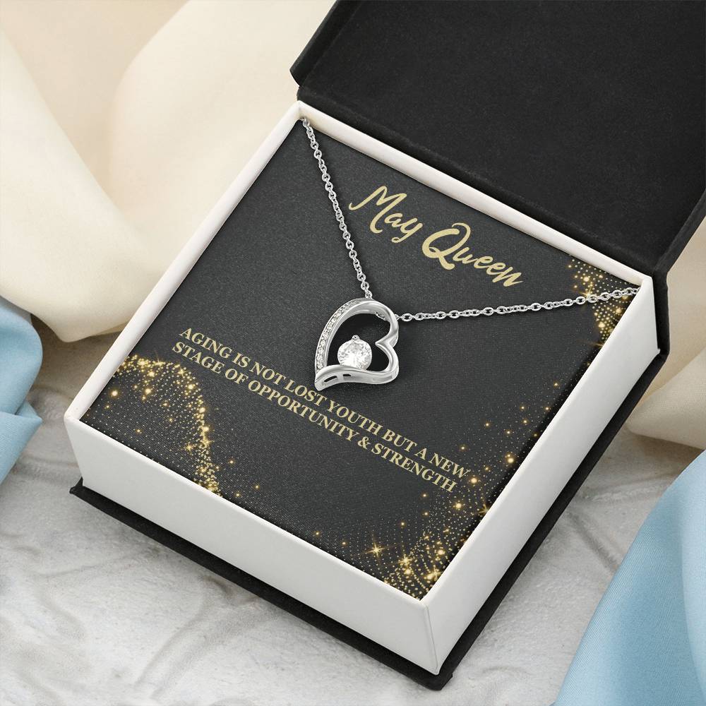 Born May Birthday Gift Forever Love Necklace