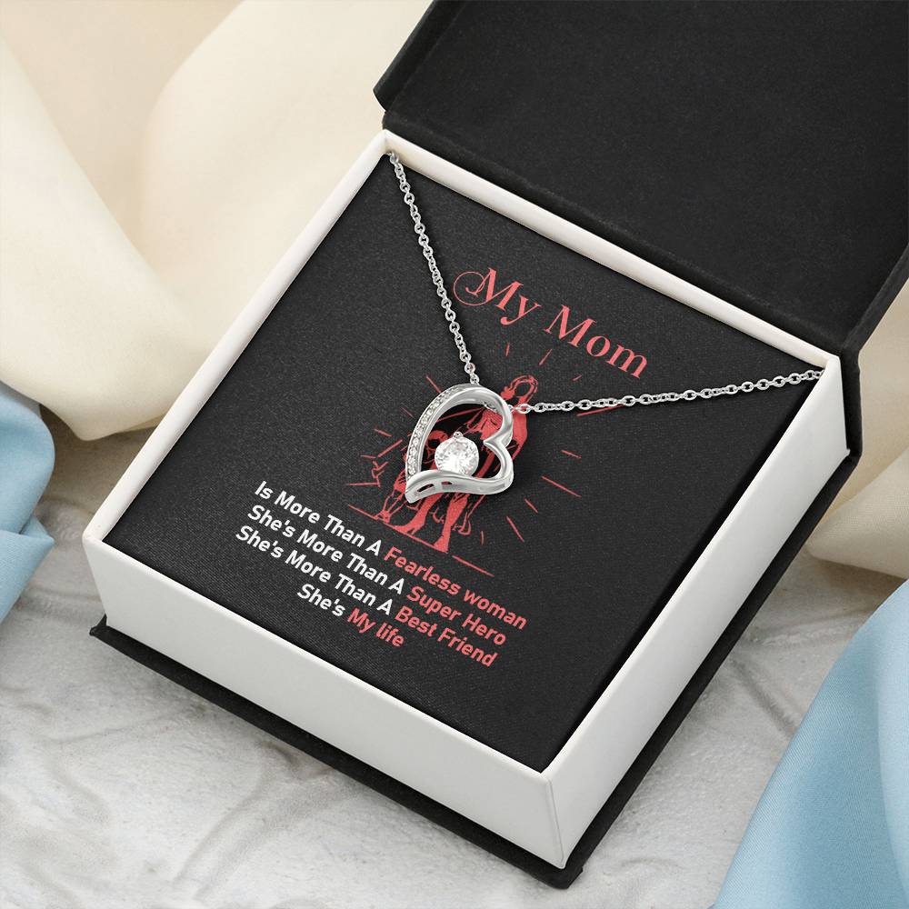 My Mom Is More Then A Fearless Woman Forever Love Necklace