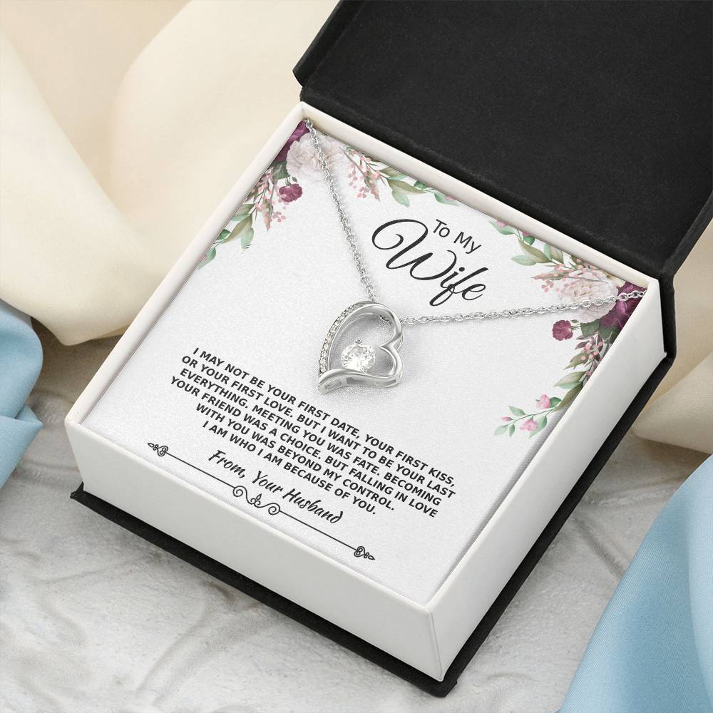 To My Wife - Your Last Everything - Necklace 2 Forever Love Necklace