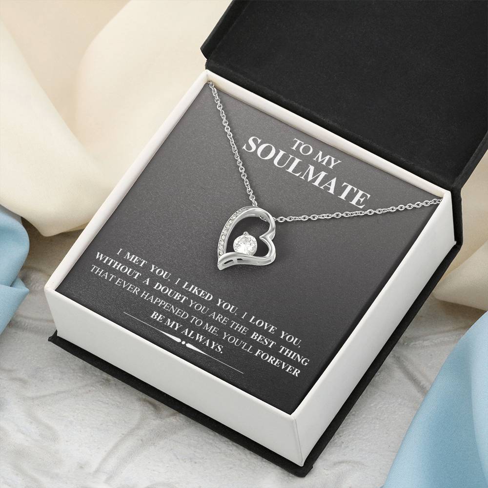 To My Soulmate - Forever Love Necklace 1 Forever Love Necklace