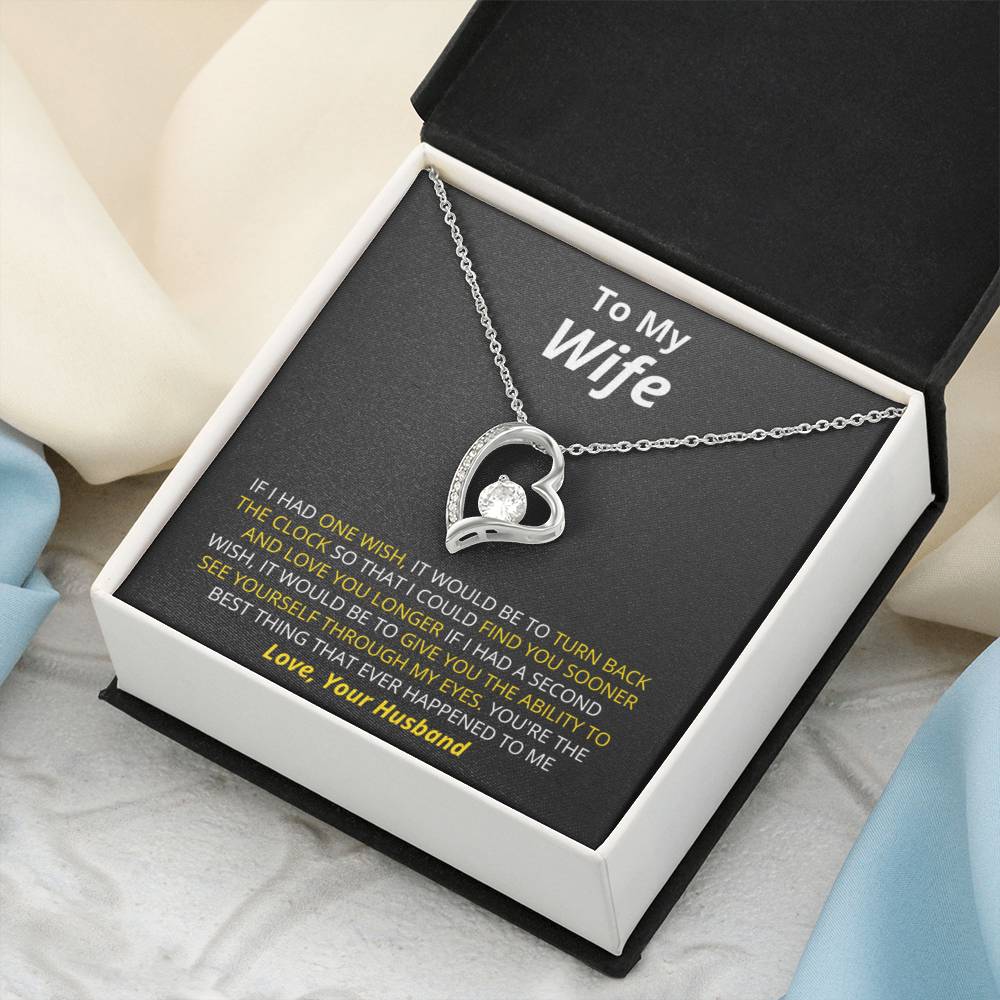 Love Necklace Perfect As Gift For Your Wife Forever Love Necklace