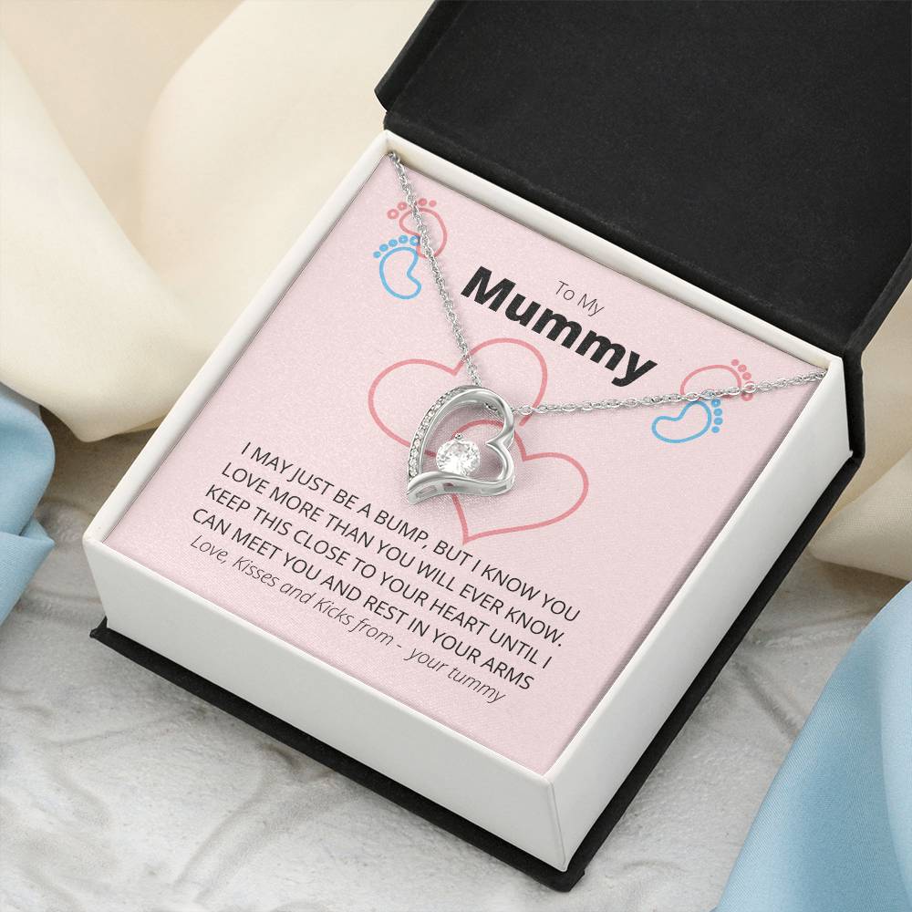 New Mum Necklace Pregnancy New Baby New Mum Gift First Time Mum Necklace Mum To Be Necklace Pregnant Wife Gift Forever Love Necklace