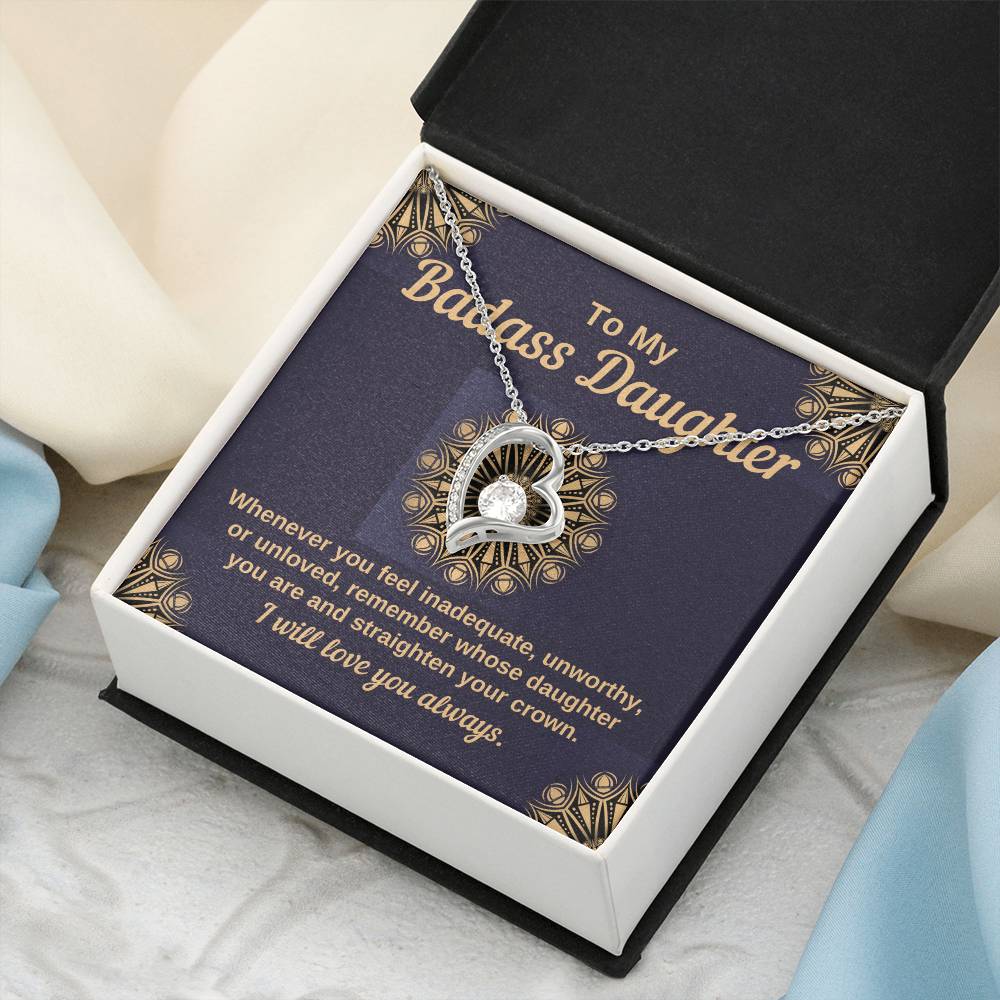 Best Daughter Gift Forever Love Necklace