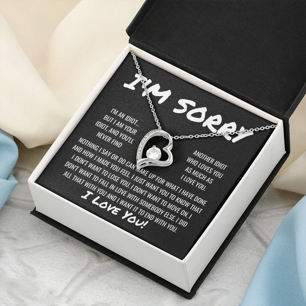 Sorry Apology Necklace 1 Forever Love Necklace