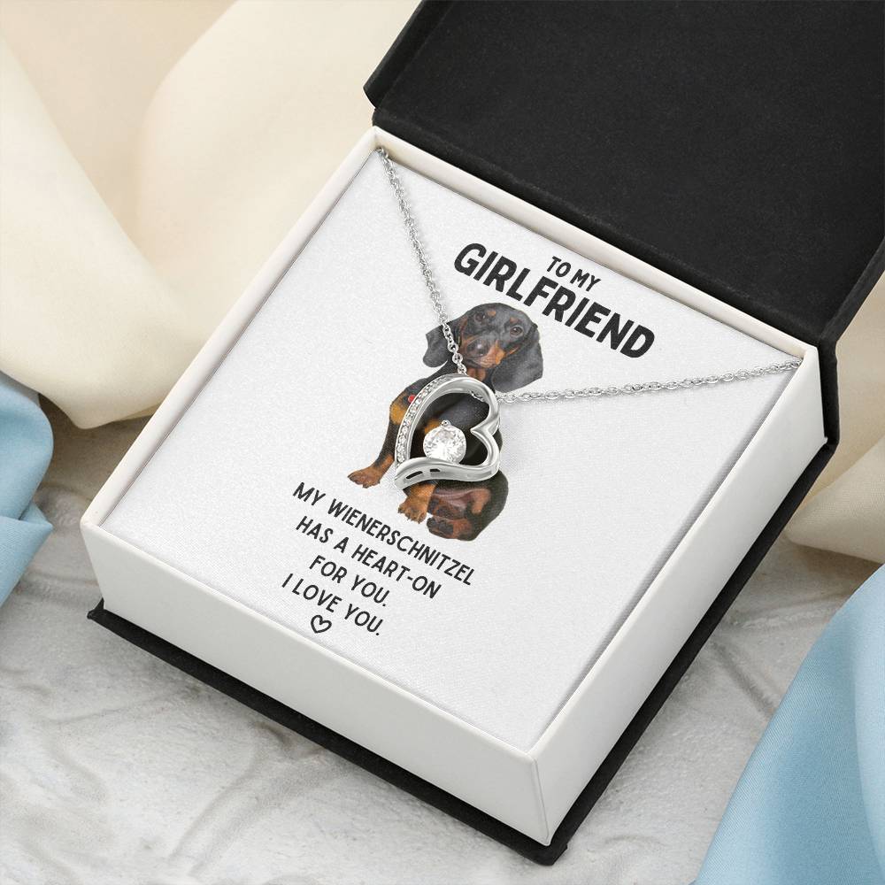To My Girlfriend My Wienerschnitzel Necklace 1 Forever Love Necklace