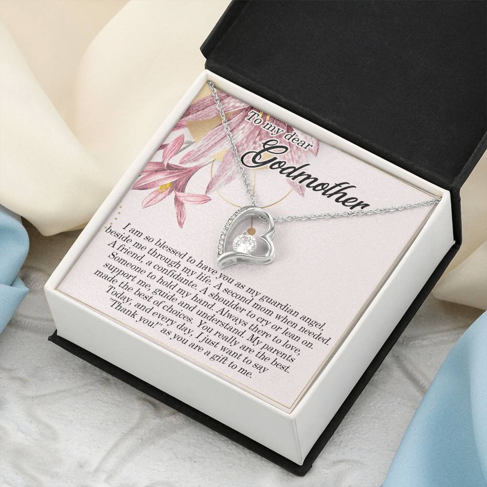 My Godmother Necklace Giftnecklace Gift For Godmother Godmother Forever Love Necklace Godmother Wedding Gift Godmother Of The Bride Forever Love Necklace
