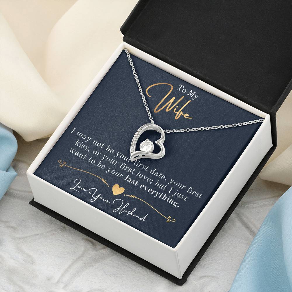 To My Future Wife Necklace Forever And Always Necklace Future Wife Gift Engagement Gifts For Fiance Future Wife Jewelry Heart Forever Love Necklace