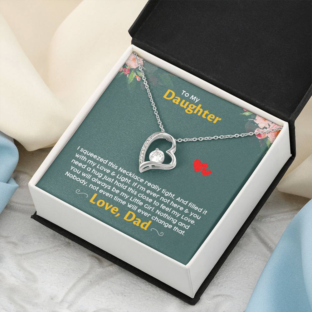 Gift For Daughter Daughter Jewelry From Dad Christmas Gift For Daughter Gift For Daughter From Dad Daughter Gift From Dad Forever Love Necklace