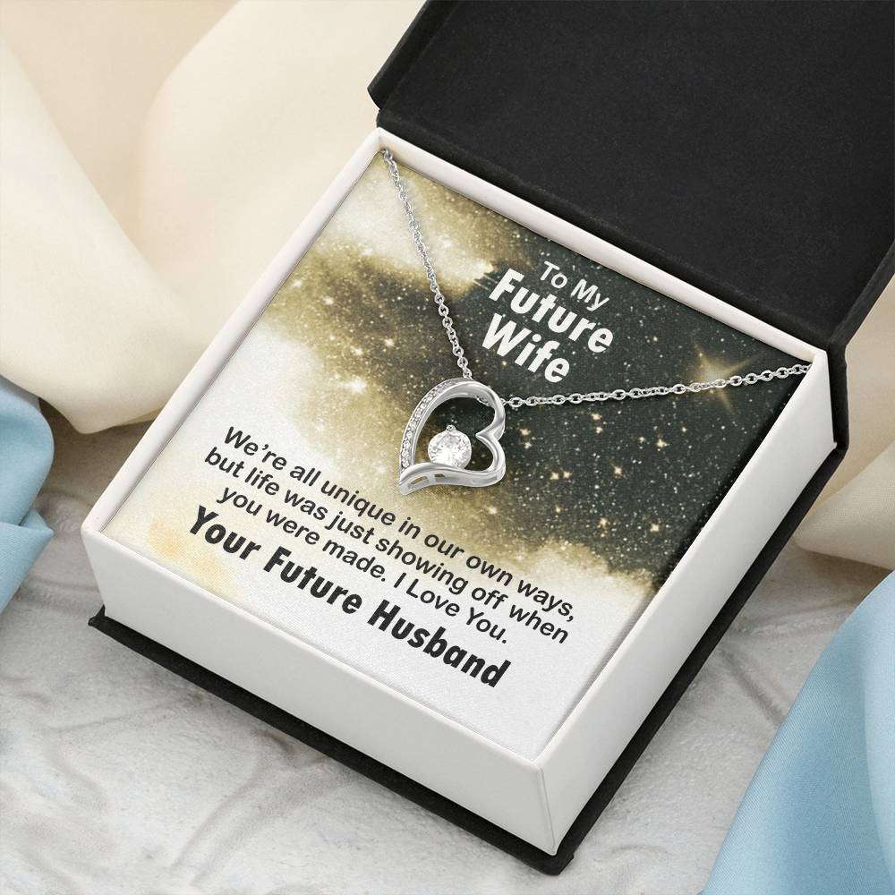 Present Gift For Future Wife Forever Love Necklace