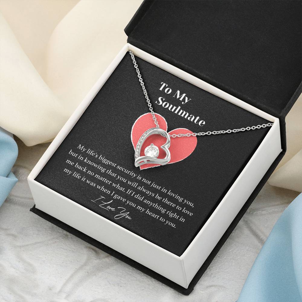 My Soulmate - I Love You - Necklace - To My Soulmate Forever Love Necklace Soulmate Necklace Gift For Her To My Soulmate Necklace Forever Love Necklace