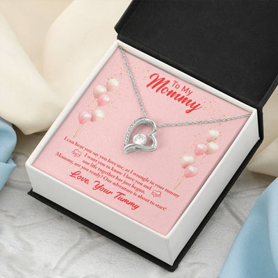 To My Mommy I Can Hear You Say You Love Me As I Wrangle In Your Tummy I Want You I Love You Necklace 1 Forever Love Necklace