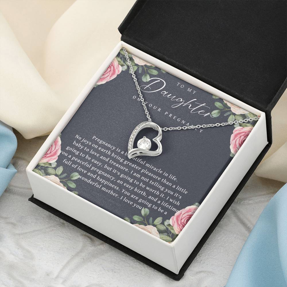 New Mom Expecting Mom Gift Expecting Mom Gift Pregnancy Gift For Daughter Mothers Day Gifts Anniversary Forever Love Necklace