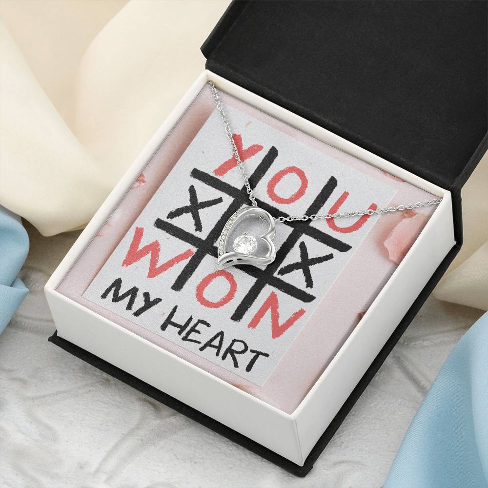 Xoxo Won My Heart Forever Love Necklace