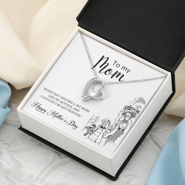 Mother Gift Mother's Day Gift Necklace Gift For Mother Mother Gift From Daughter Mother Gift From Son Mother Message Card To My Forever Love Necklace
