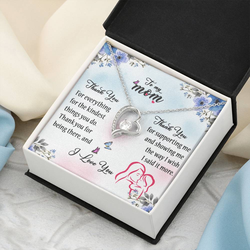 To My Mom- Mother&#39;s Day Gift- Forever Love Necklace