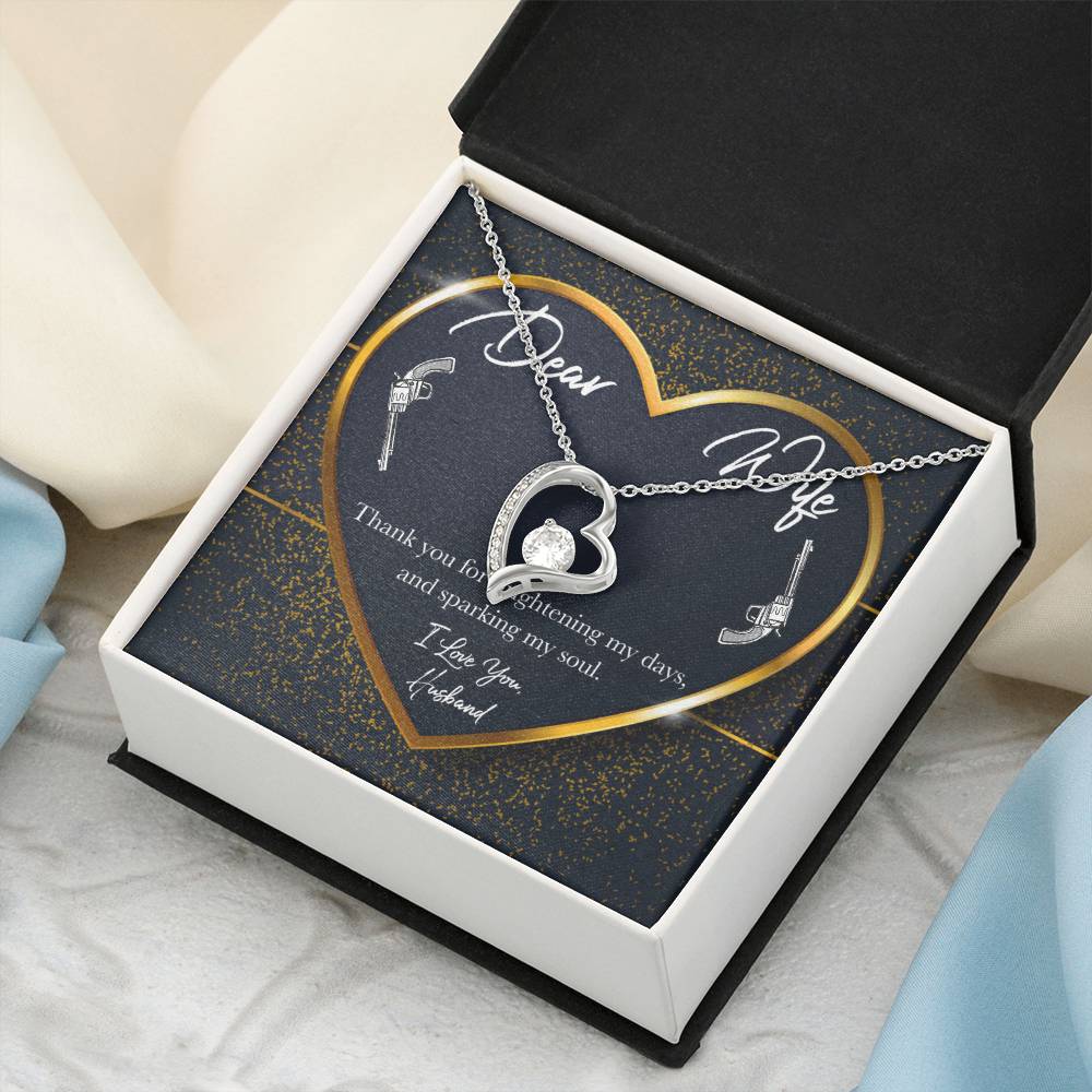 Dear Wifei Love You 1 Forever Love Necklace