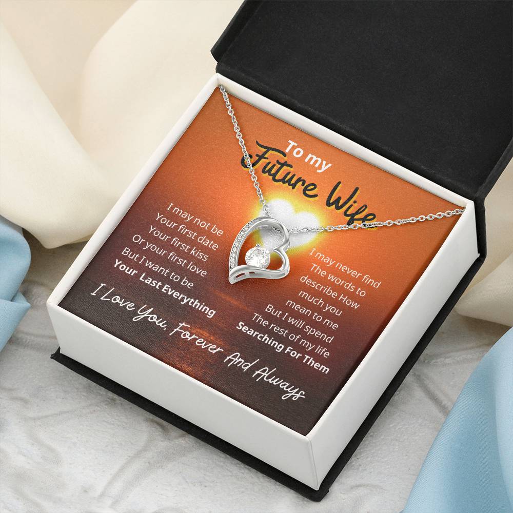 To My Future Wife I Love You To My Wife Necklace Gift Anniversary Gift Gifts For Her Valentines Gift For Wife Birthday Gift Forever Love Necklace