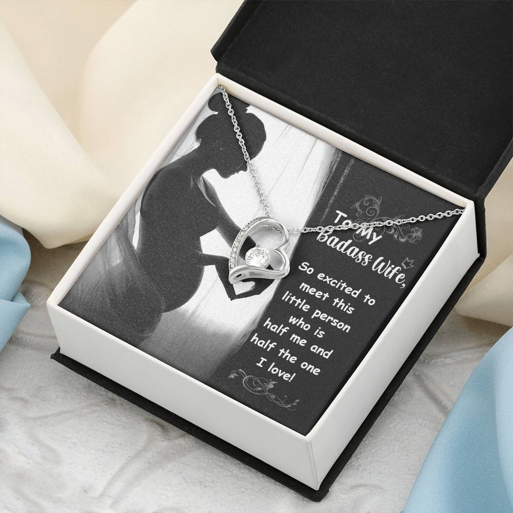 To My Badass Wife 2 Forever Love Necklace