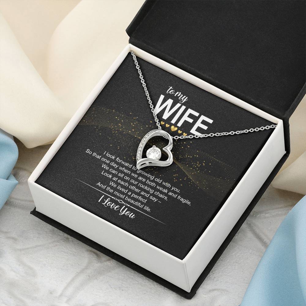 To My Wife I Love You Message Tmw14 1 Forever Love Necklace