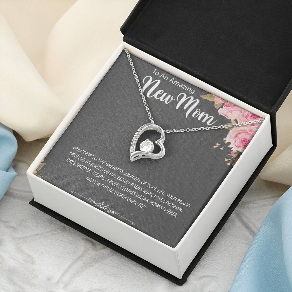 To New Mom Welcome To Motherhood 925 Sterling Silver Pendant 1 Forever Love Necklace