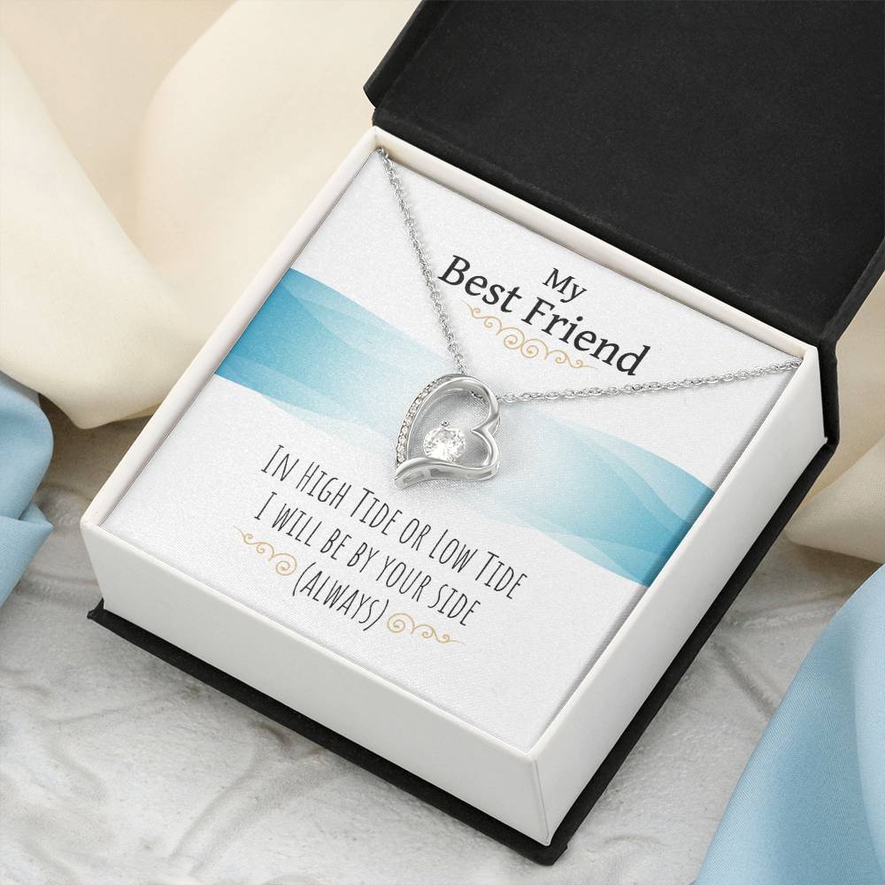 My Best Friend I Will Be By Your Side Necklace 1 Forever Love Necklace