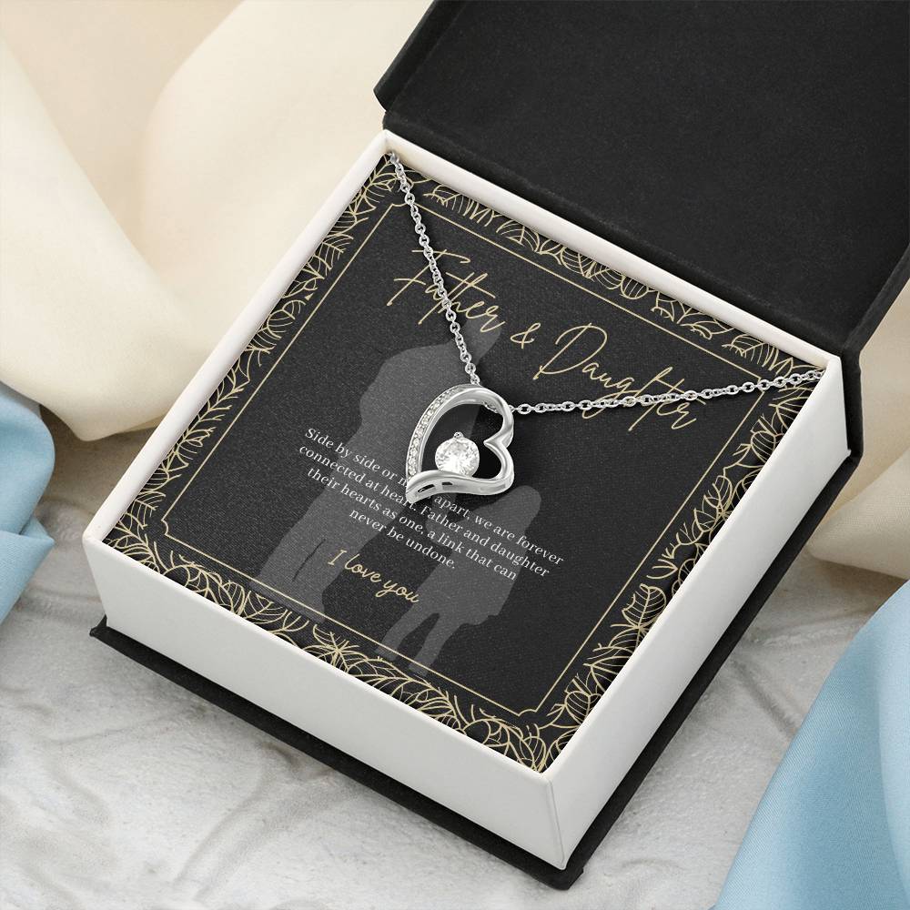 Father And Daughter 1.8 Forever Love Necklace