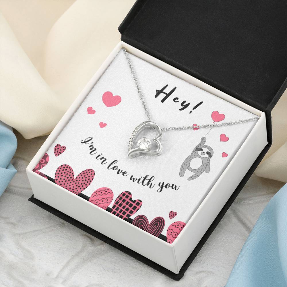 Valentine&#39;s Day In Love With You 1 Forever Love Necklace