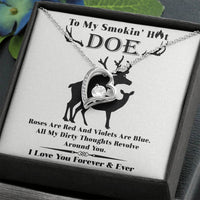 Wife - Roses Are Red Forever Love Necklace Forever Love Necklace
