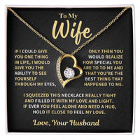 Wife Gift, Love And Light Forever Love Necklace Forever Love Necklace