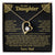 To My Daughter - Love You Unconditionally - Love Necklace Forever Love Necklace