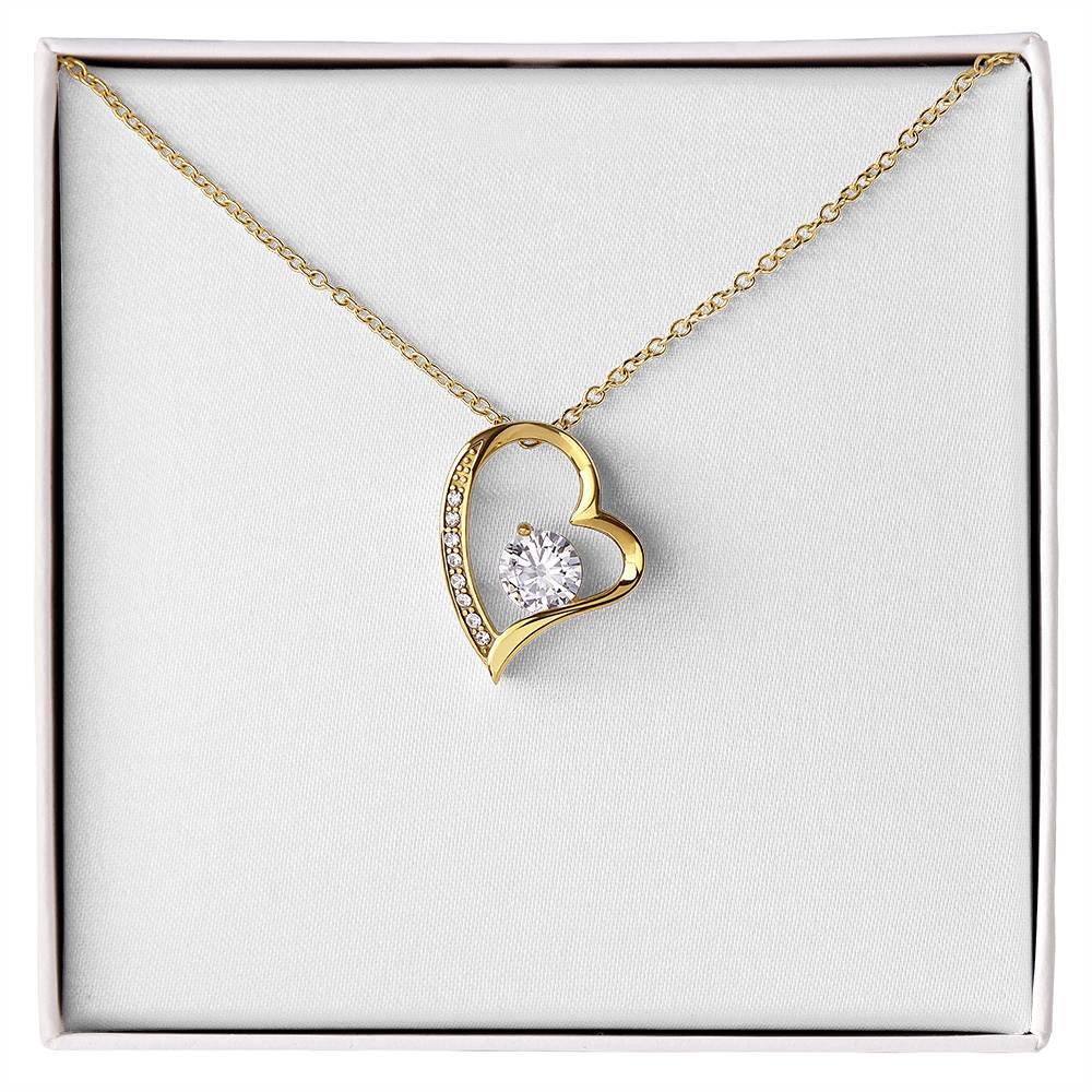 To My Daughter - The Proudest Moment Forever Love Necklace