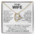 Forever Necklace - To My Wife White Forever Love Necklace