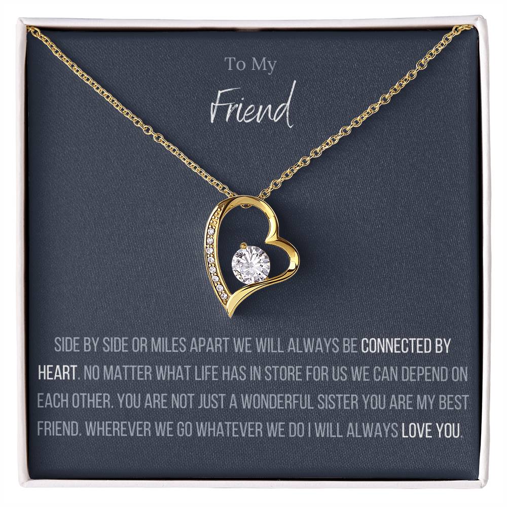 The Forever Love Necklace To My Friend Forever Love Necklace